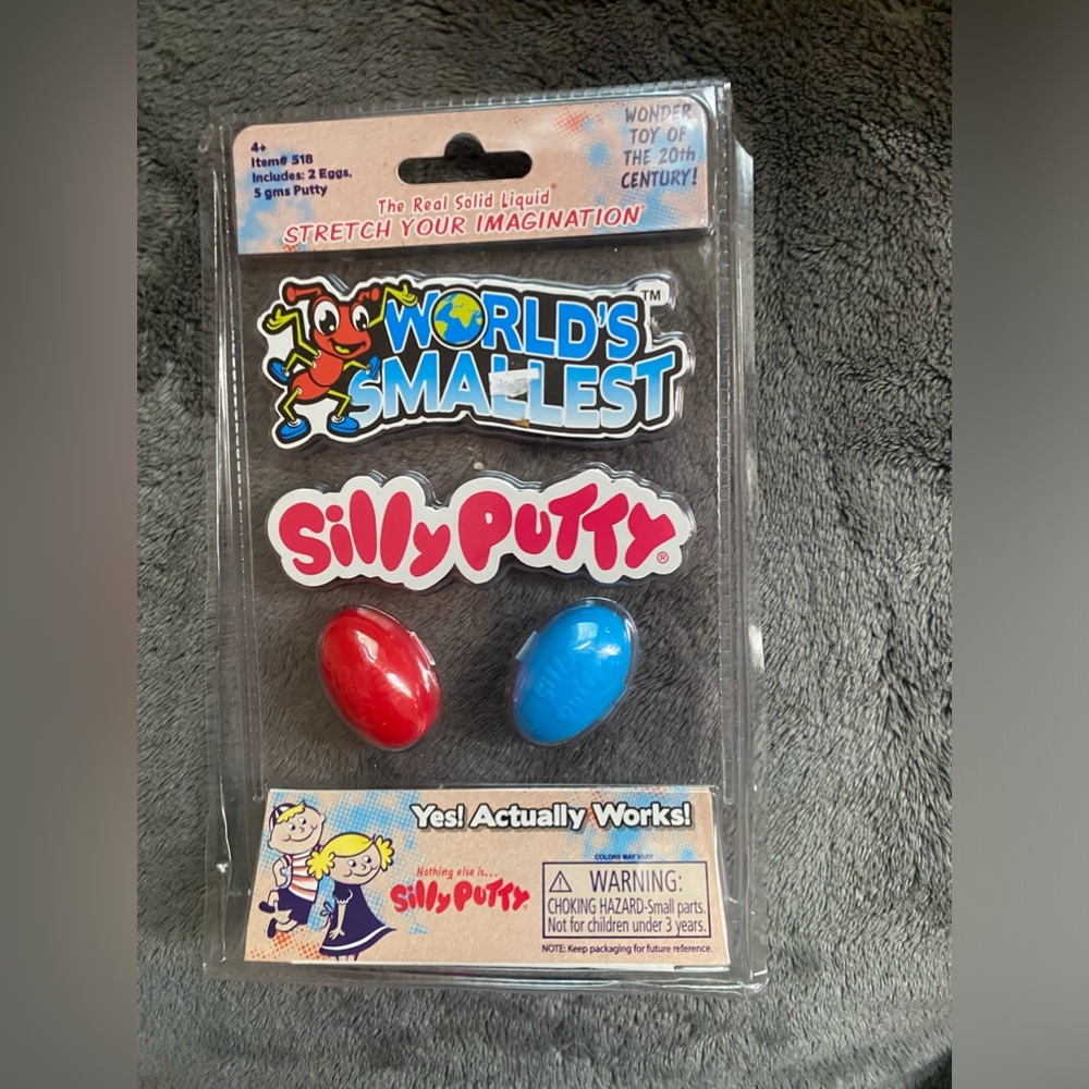 BNIB World's Smallest SILLY PUTTY (really works)
